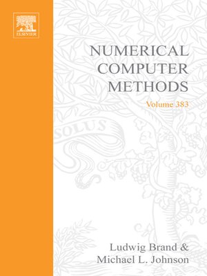 cover image of Numerical Computer Methods, Part D